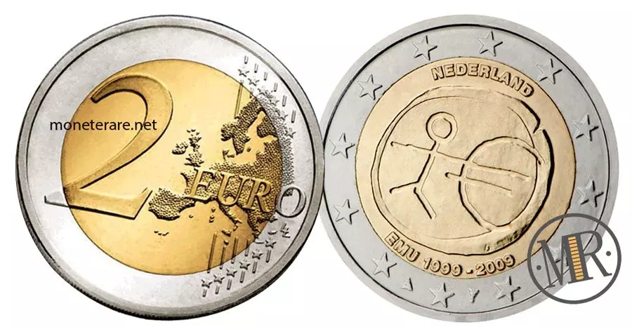 2 Euro Commémoratifs Pays-Bas 2007