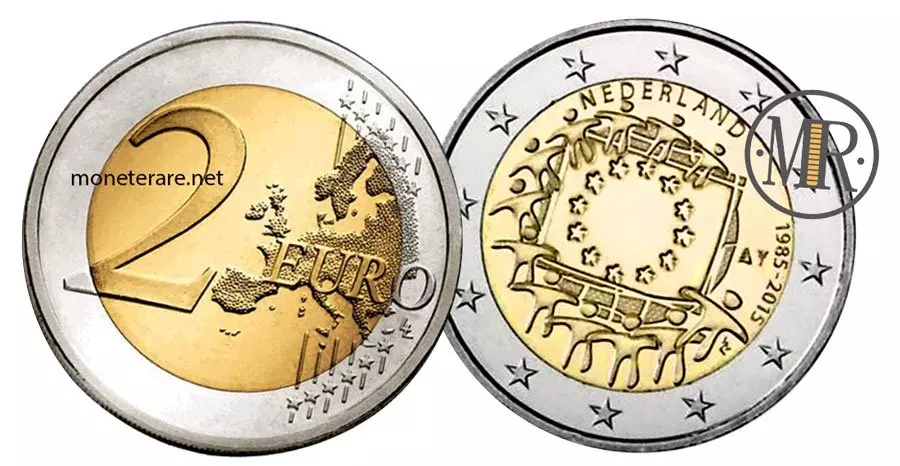 2 Euro Commémoratifs Pays-Bas 2013