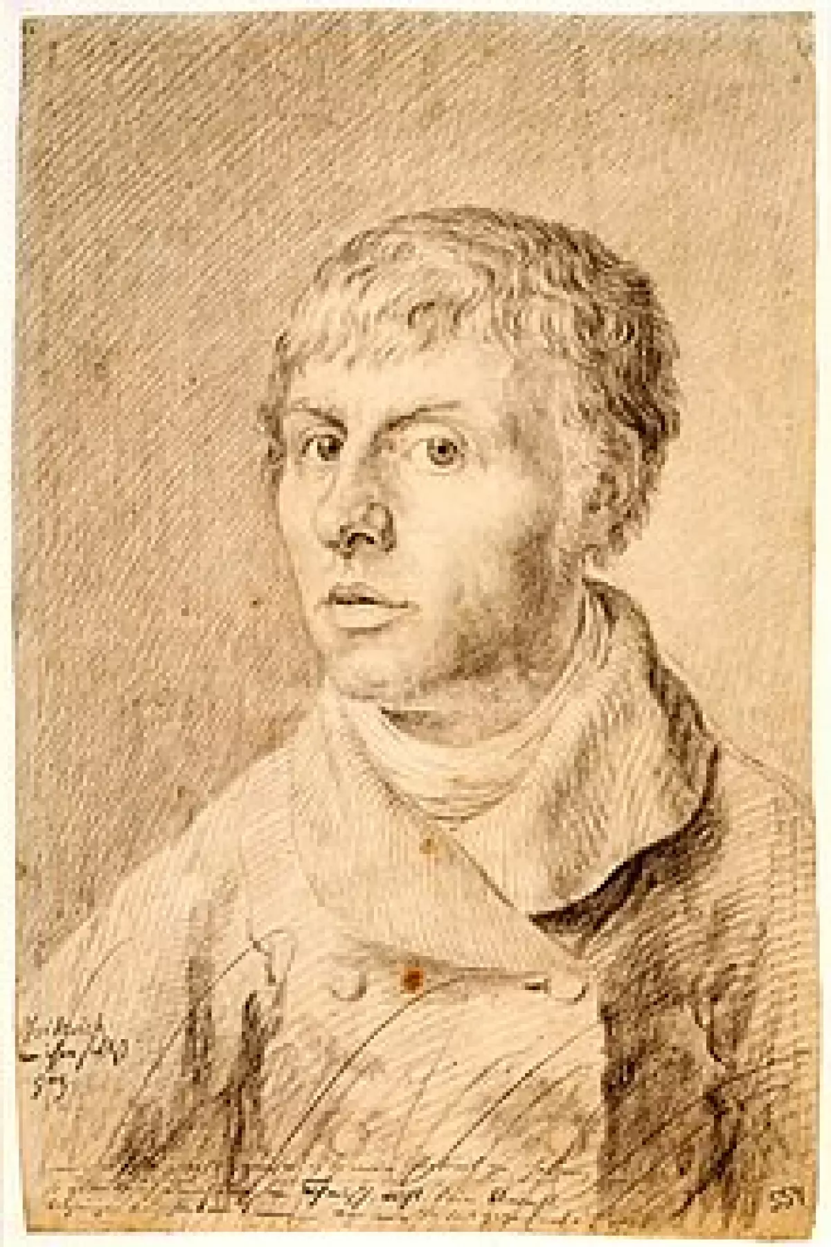 Caspar David Friedrich, autoportrait.