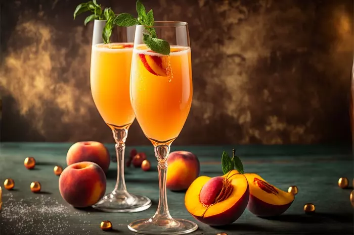cocktail champagne orange mimosa