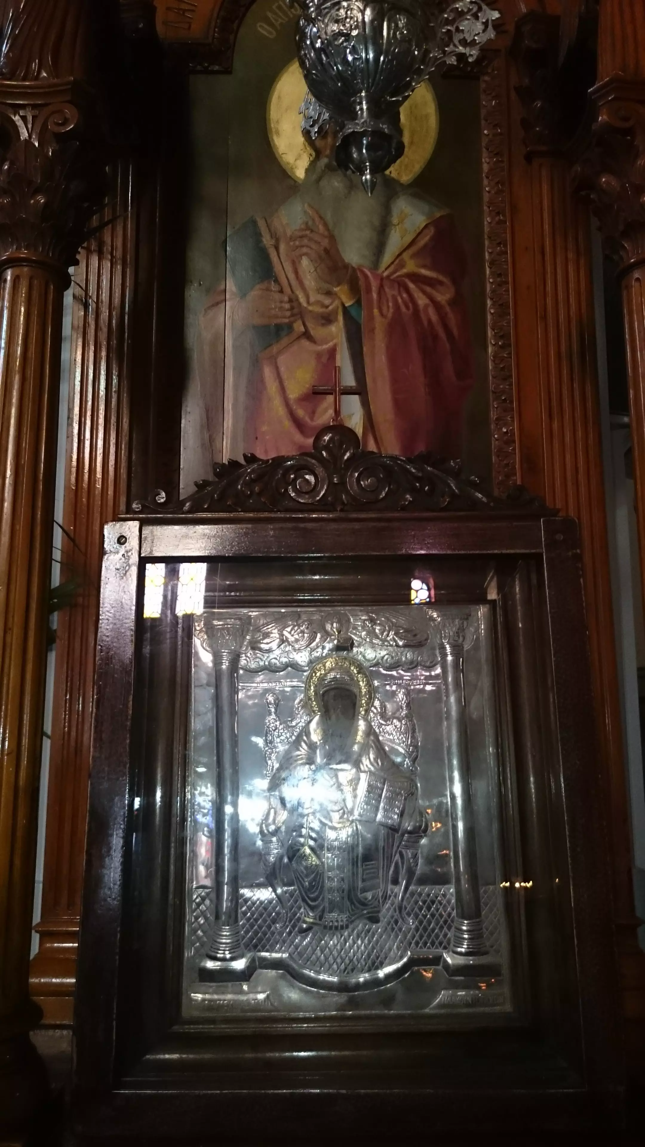 Une icône dans la cathédrale