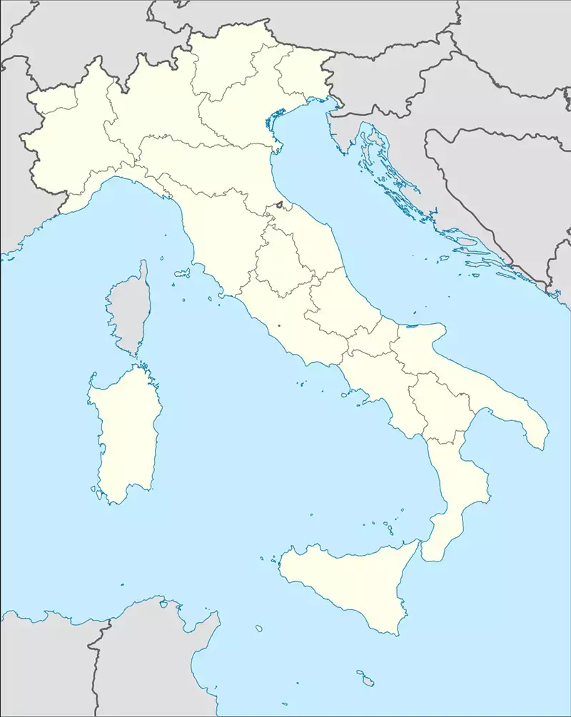 Carte Italie villes