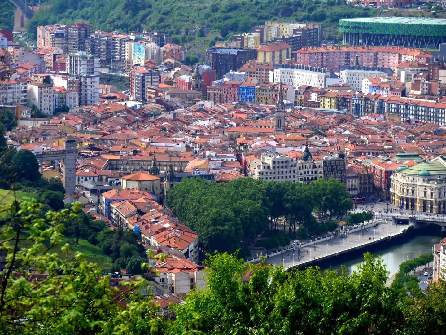 Bilbao vue du funiculaire